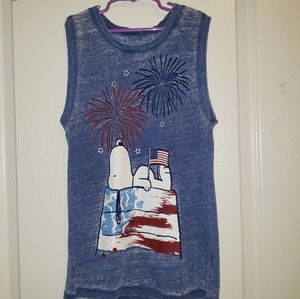 Snoopy 4th of July Tank